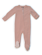 Load image into Gallery viewer, Chubby phat kisses -Sleep & Play Smart 2-Way Zip Footie Pyjama