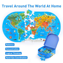 Load image into Gallery viewer, Mideer World Map Puzzle 100pcs