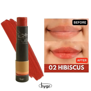HYGR Natural Tinted Lip Balm + 2 % Hyaluronic Acid