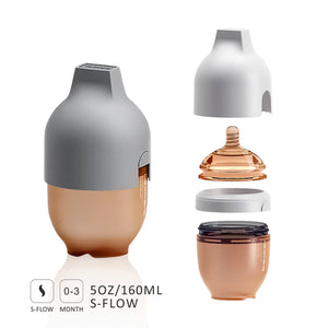 HEORSHE Ultra wide neck baby bottle (S flow) - 5oz/160ml