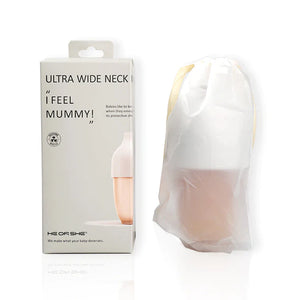 HEORSHE Ultra wide neck baby bottle (X flow) - 8oz/240ml
