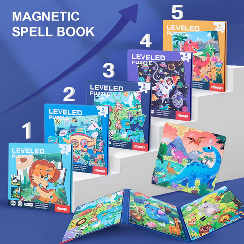 Magnetic 3 IN 1 Puzzles Book