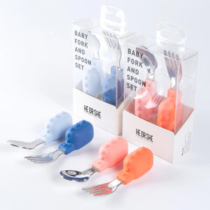 HEORSHE Baby Fork and Spoon set