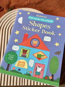 Usborne Sticker Book - Get Ready For School | Shapes