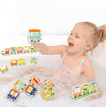 Load image into Gallery viewer, Bath Toy - Foam Train Alphabets &amp; Puzzle