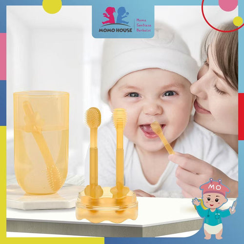 Baby toothbrush/oral cleaner