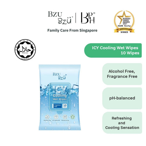 BzuBzu Icy Cooling Wet Wipes