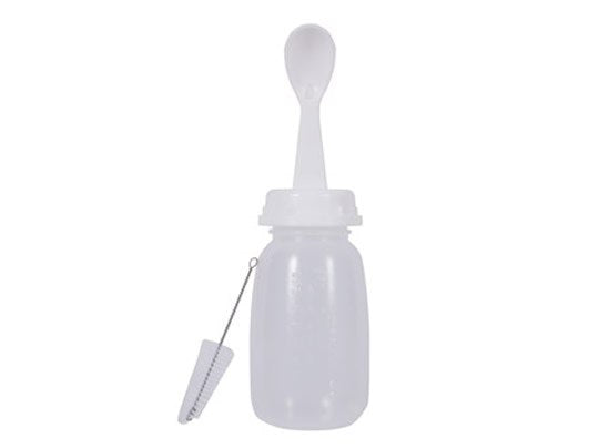 Baby Bottle With Spoon and Teat Brush