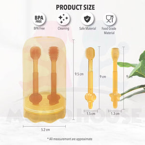 Baby toothbrush/oral cleaner