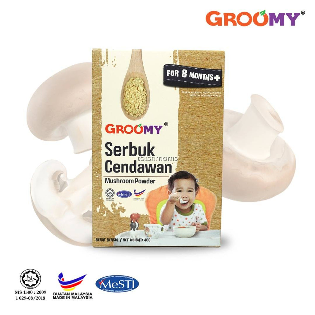 GROOMY Mushroom Powder - 8month+