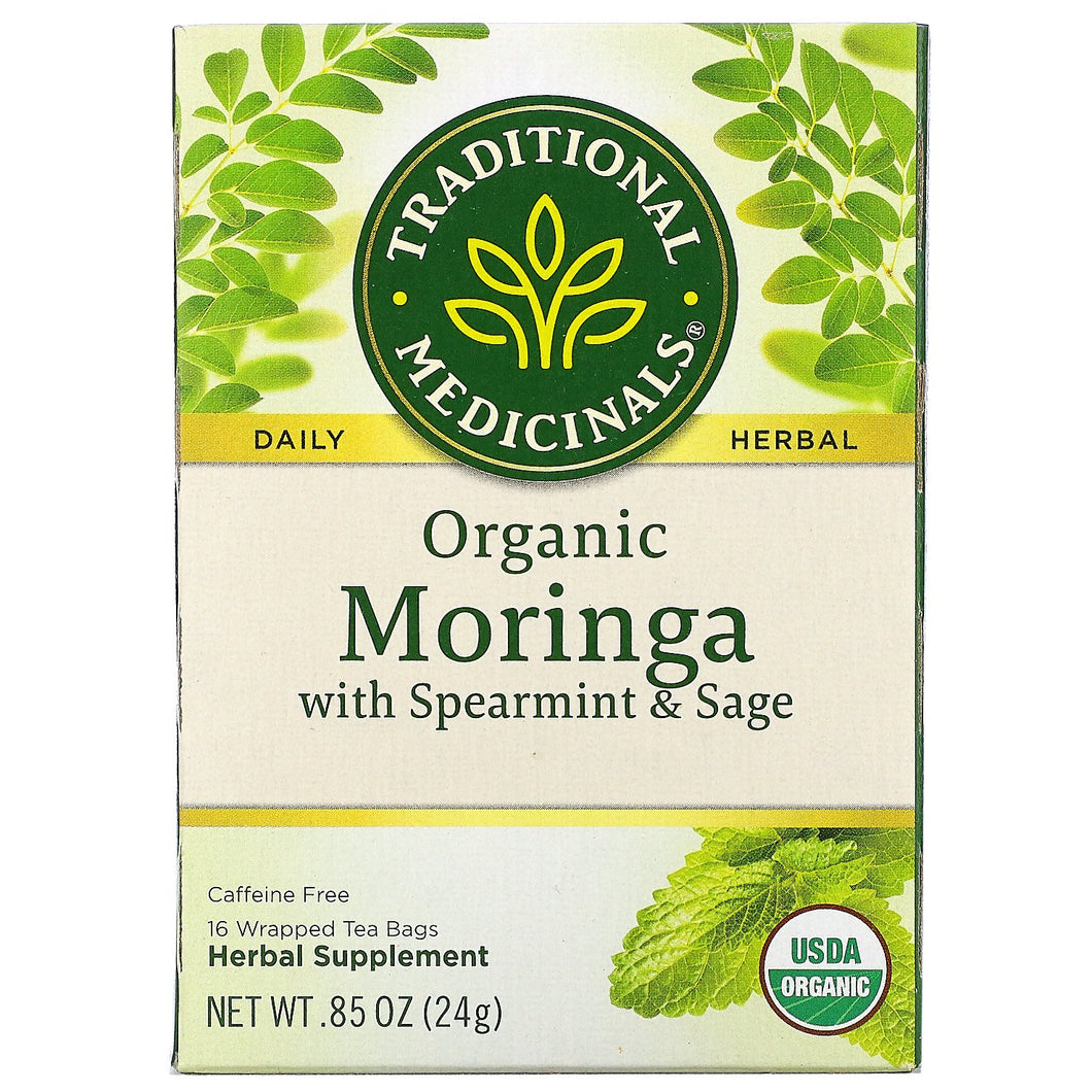 Traditional Medicinals Organic Moringa with Spearmint & Sage Tea