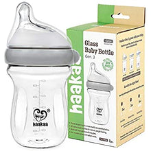 Load image into Gallery viewer, Haakaa Glass Baby Bottle