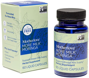 Motherlove MORE MILK® MORINGA LIQUID CAPSULES