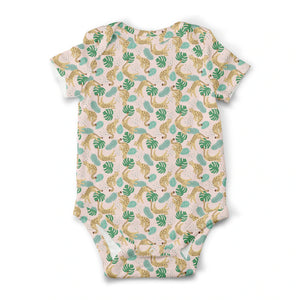 Chubby Phat Kisses -  Short Sleeve Rompers 100% GOTS Certified Organic Cotton