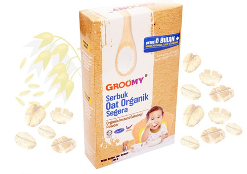 Groomy Organic Instant Oatmeal Powder (6+ months)