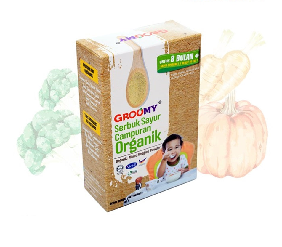 Groomy Organic Mixed Veggies Powder (8+ months)