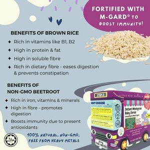 Gnubkins Brown Rice & Beetroot Cereal (6+ months)