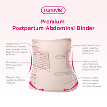 Load image into Gallery viewer, Lunavie Premium Postpartum Abdominal Binder