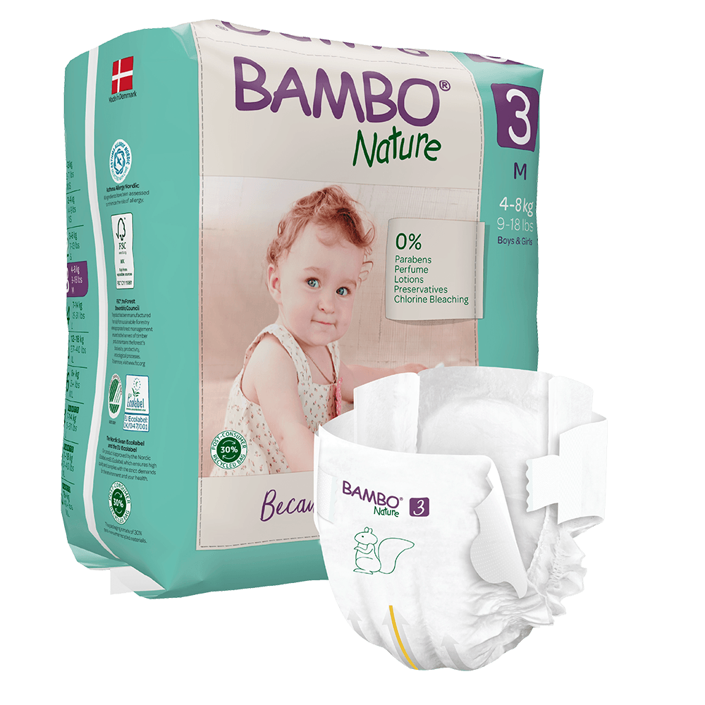 Bambo Nature Diaper (Tape) Size 3
