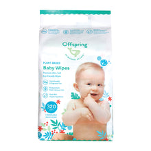 Load image into Gallery viewer, Offspring Baby Wipes 80ct 4-Pack Bundle
