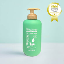 Load image into Gallery viewer, Little Innoscents Organic Spearmint &amp; Sweet Orange Hair &amp; Body Wash