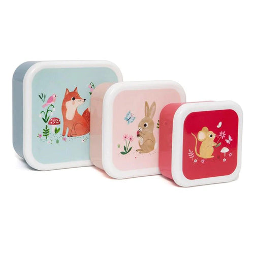 Lunch Box Set of 3 - Woodland Stone